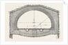 Cable Railway Tunnel Under River Near Van Buren Street, Chicago, 1890: Section Under River by Anonymous