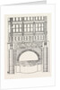 Cable Railway Tunnel Under River Near Van Buren Street, Chicago, 1890: Section Showing Foundations for Columns in Buildings by Anonymous