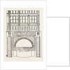Cable Railway Tunnel Under River Near Van Buren Street, Chicago, 1890: Section Showing Foundations for Columns in Buildings by Anonymous