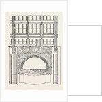 Cable Railway Tunnel Under River Near Van Buren Street, Chicago, 1890: Section Showing Foundations for Columns in Buildings by Anonymous