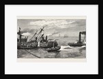 Placing the First Chain Beneath the Wreck, H.M.S. Eurydice by Anonymous