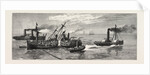 Placing the First Chain Beneath the Wreck, H.M.S. Eurydice by Anonymous