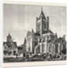 The Restoration of Christ Church Cathedral, Dublin, Ireland, View of the Exterior and the Synod House by Anonymous