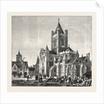 The Restoration of Christ Church Cathedral, Dublin, Ireland, View of the Exterior and the Synod House by Anonymous