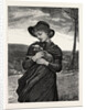 The Foundling, Woman, Lamb, Romantic by Anonymous