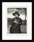 The Foundling, Woman, Lamb, Romantic by Anonymous