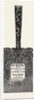 Ornamental Spade Used in Commencing the Central Dorset Railway, UK, 1856 by Anonymous