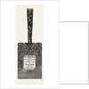 Ornamental Spade Used in Commencing the Central Dorset Railway, UK, 1856 by Anonymous
