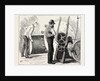 Manufacturing an Electric Telegraph Cable: Coating the Electric Core with Jute, 1873 by Anonymous