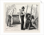 Manufacturing an Electric Telegraph Cable: Coating the Electric Core with Jute, 1873 by Anonymous