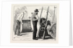 Manufacturing an Electric Telegraph Cable: Coating the Electric Core with Jute, 1873 by Anonymous