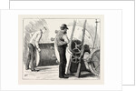 Manufacturing an Electric Telegraph Cable: Coating the Electric Core with Jute, 1873 by Anonymous