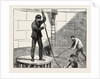 Manufacturing an Electric Telegraph Cable: Coiling Down the Cable in the Tank, 1873 by Anonymous