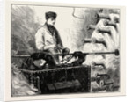 Manufacturing an Electric Telegraph Cable: Covering the Cable with Jute and Tar, 1873 by Anonymous