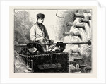Manufacturing an Electric Telegraph Cable: Covering the Cable with Jute and Tar, 1873 by Anonymous