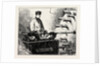 Manufacturing an Electric Telegraph Cable: Covering the Cable with Jute and Tar, 1873 by Anonymous