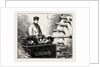 Manufacturing an Electric Telegraph Cable: Covering the Cable with Jute and Tar, 1873 by Anonymous