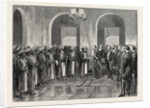 The Slavery Question in East Africa: Reception of Sir Bartle Frere in Durbar by the Sultan of Zanzibar, 1873 by Anonymous
