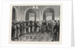 The Slavery Question in East Africa: Reception of Sir Bartle Frere in Durbar by the Sultan of Zanzibar, 1873 by Anonymous