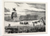 Visit of the Emperor of Germany to St. Petersburg, Russia: The Emperor and the Czar Passing the Nicholay Place, 1873 by Anonymous