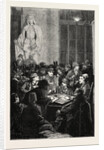 The Carlist Revolt in Spain: Enrolling Volunteers for the Federal Battalion Under the Portico of the Ministry of Finance, Madrid, 1873 by Anonymous