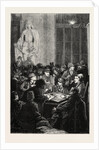 The Carlist Revolt in Spain: Enrolling Volunteers for the Federal Battalion Under the Portico of the Ministry of Finance, Madrid, 1873 by Anonymous