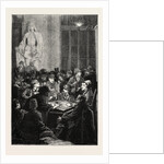 The Carlist Revolt in Spain: Enrolling Volunteers for the Federal Battalion Under the Portico of the Ministry of Finance, Madrid, 1873 by Anonymous