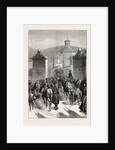 The Carlist Revolt in Spain: Mountain Artillery Re-Entering Pampeluna by the St. Nicholas Gate after an Expedition against the Carlists, 1873 by Anonymous