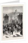 The Carlist Revolt in Spain: Mountain Artillery Re-Entering Pampeluna by the St. Nicholas Gate after an Expedition against the Carlists, 1873 by Anonymous