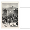 The Carlist Revolt in Spain: Mountain Artillery Re-Entering Pampeluna by the St. Nicholas Gate after an Expedition against the Carlists, 1873 by Anonymous