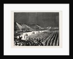 The Emperor of Germany at St. Petersburg, Russia: Military Concert by Electric Light Before the Winter Palace, 1873 by Anonymous