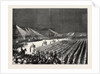 The Emperor of Germany at St. Petersburg, Russia: Military Concert by Electric Light Before the Winter Palace, 1873 by Anonymous