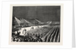 The Emperor of Germany at St. Petersburg, Russia: Military Concert by Electric Light Before the Winter Palace, 1873 by Anonymous