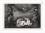 Jesus John As Children, with Attendant Angels, at the Leeds National Exhibition, UK, 1868 by Anonymous