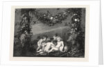 Jesus John As Children, with Attendant Angels, at the Leeds National Exhibition, UK, 1868 by Anonymous