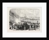 The Revolution in Spain: Burning the Garotting Scaffold at Madrid, 1868 by Anonymous