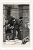 The In Paris During the Fighting: Waiting for the Troops, Not Far Off, France, 1871 by Anonymous