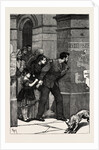 The In Paris During the Fighting: Waiting for the Troops, Not Far Off, France, 1871 by Anonymous