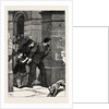 The In Paris During the Fighting: Waiting for the Troops, Not Far Off, France, 1871 by Anonymous