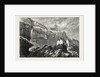 The Landslip at Whitby, UK, 1871 by Anonymous
