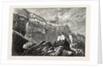 The Landslip at Whitby, UK, 1871 by Anonymous