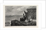 The Landslip at Whitby, UK, 1871 by Anonymous