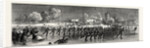 Skating Parade of the First Huntingdonshire Rifle Volunteers, UK, 1871 by Anonymous