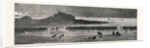 On the Beach at St. Malo: Departure of Levies for the Front, France, 1871 by Anonymous
