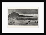 On the Beach at St. Malo: Departure of Levies for the Front, France, 1871 by Anonymous