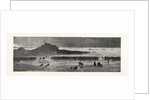 On the Beach at St. Malo: Departure of Levies for the Front, France, 1871 by Anonymous