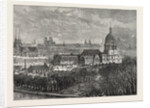 The The Quarter of Paris Under Bombardment, As Seen from the Trocadero, France, 1871; St. Pierre De Caillous, the Champ De Mars by Anonymous
