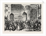 The A Stroll on the Boulevards in Paris Before the Capitulation, France, 1871 by Anonymous