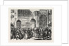 The A Stroll on the Boulevards in Paris Before the Capitulation, France, 1871 by Anonymous