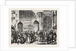 The A Stroll on the Boulevards in Paris Before the Capitulation, France, 1871 by Anonymous